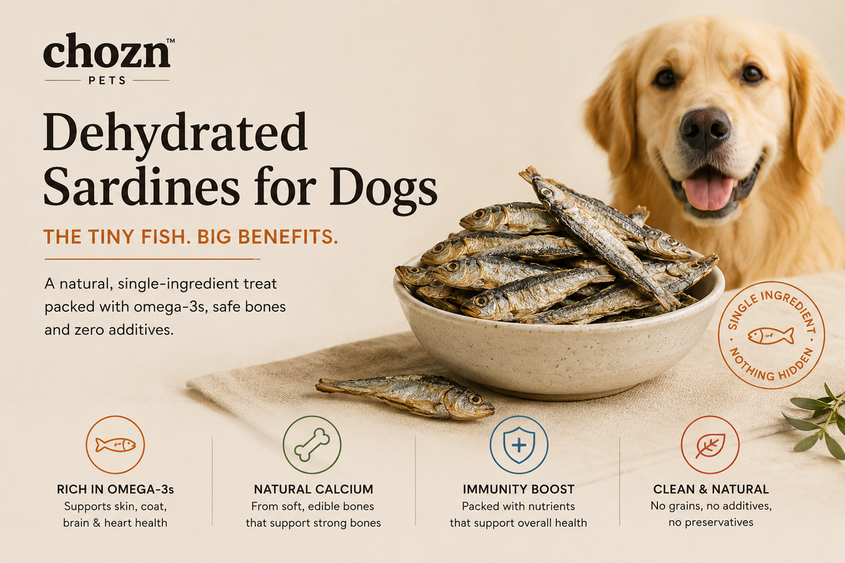 Dehydrated Sardines for Dogs: Benefits & Feeding Guide