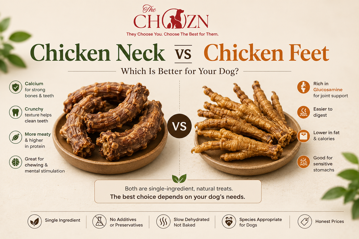 Chicken Neck vs Chicken Feet for Dogs: Which Is Better?