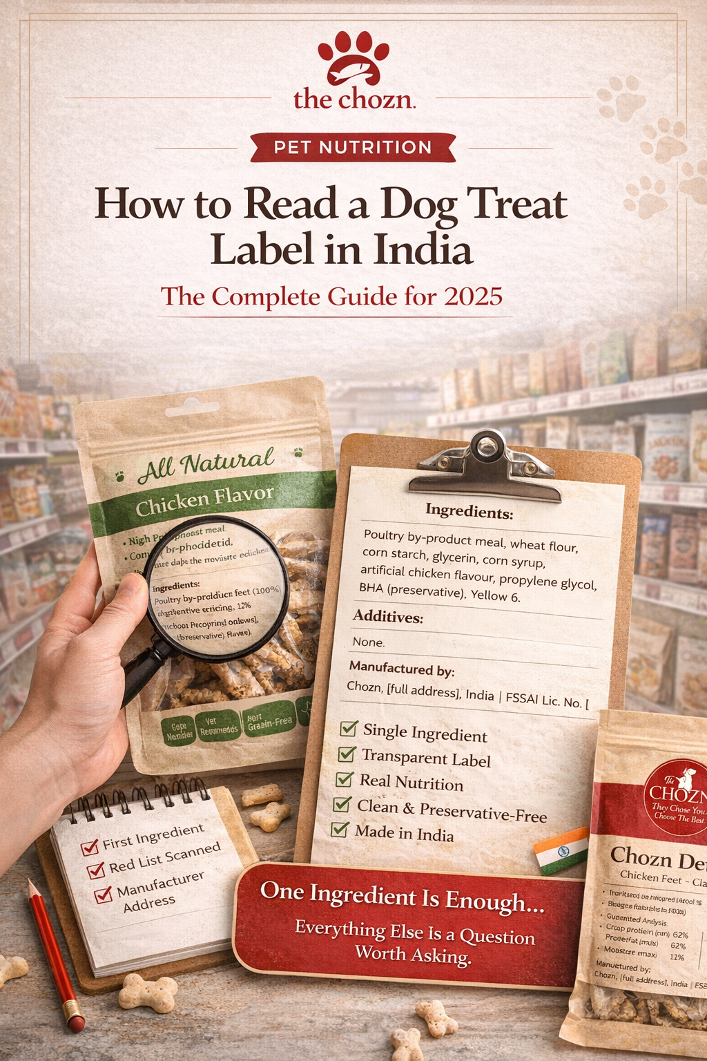 How to Read a Dog Treat Label in India: The Complete Guide for 2026