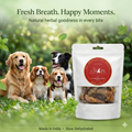 Dehydrated Chicken Neck with Mint & Coriander for Dogs | Calcium & Antioxidant Rich Natural Treats| The Chozn