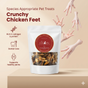 Classic Crunchy Chicken Feet for Dogs | Natural Joint & Dental Treat | The Chozn