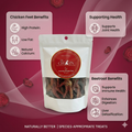 Chicken Feet for Dogs with Beetroot | Natural Joint & Dental Treat | The Chozn