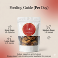 Dehydrated Chicken Neck with Beetroot for Dogs | Natural Calcium Rich & Dental Care Treats | The Chozn