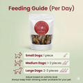 Dehydrated Chicken Feet for Dogs with Mint & Coriander | Natural Joint & Dental Treat | The Chozn