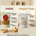 Dehydrated Chicken Feet for Dogs with Pumpkin | Natural Joint & Digestive Care Treats | The Chozn